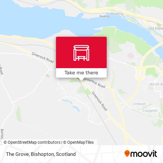 The Grove, Bishopton map