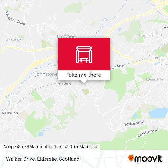 Walker Drive, Elderslie map