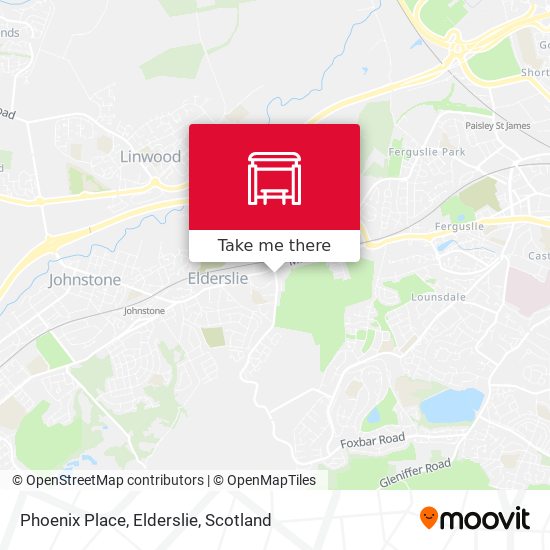 Phoenix Place, Elderslie map