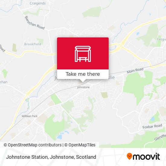 Johnstone Station, Johnstone map