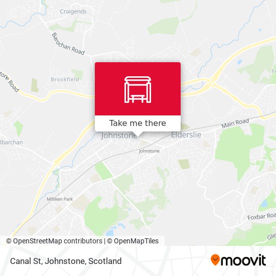 Canal St, Johnstone map