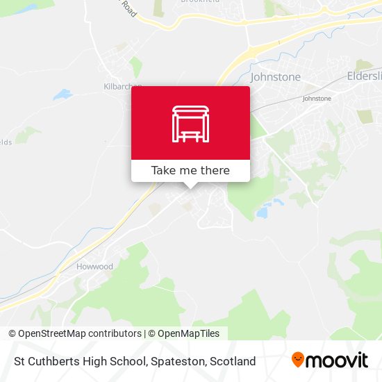 St Cuthberts High School, Spateston map