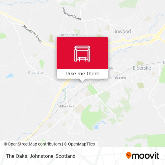 The Oaks, Johnstone map