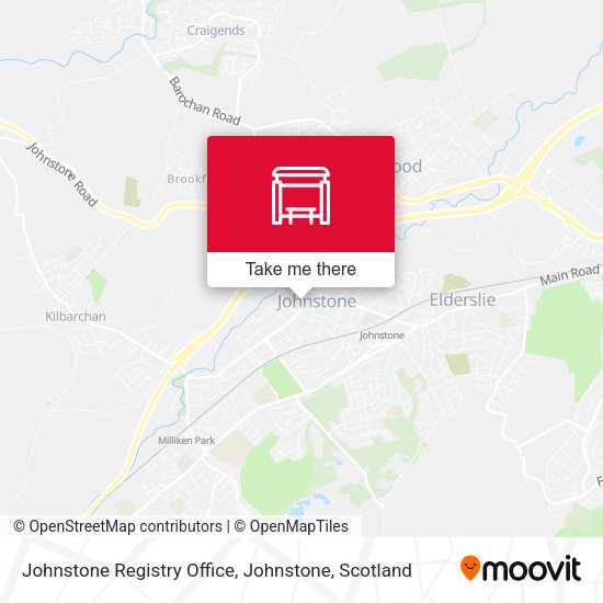 Johnstone Registry Office, Johnstone map