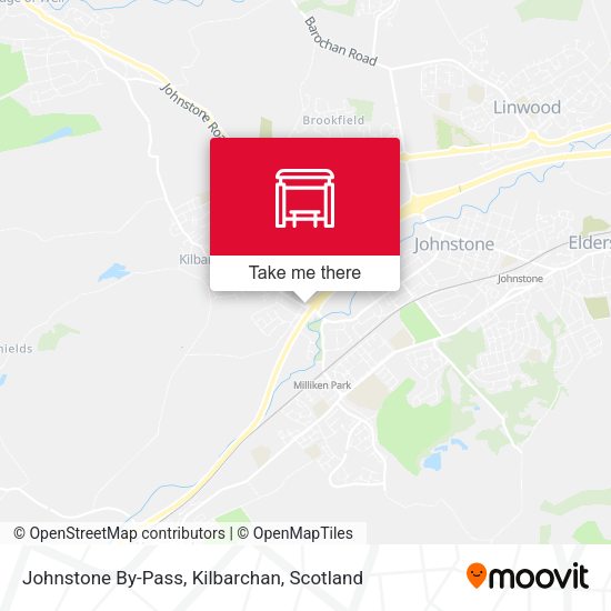 Johnstone By-Pass, Kilbarchan map