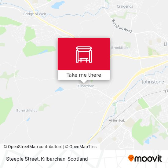 Steeple Street, Kilbarchan map