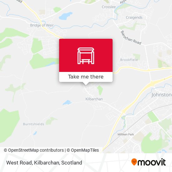West Road, Kilbarchan map