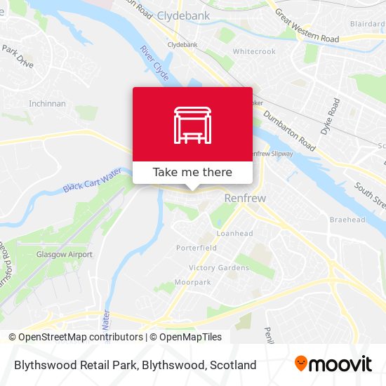 Blythswood Retail Park, Blythswood map