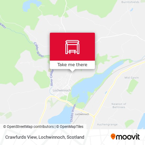 Crawfurds View, Lochwinnoch map