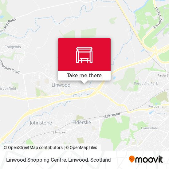 Linwood Shopping Centre, Linwood map