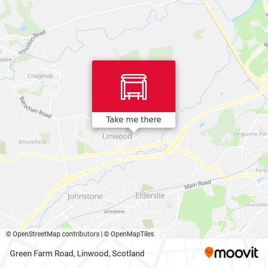 Green Farm Road, Linwood map