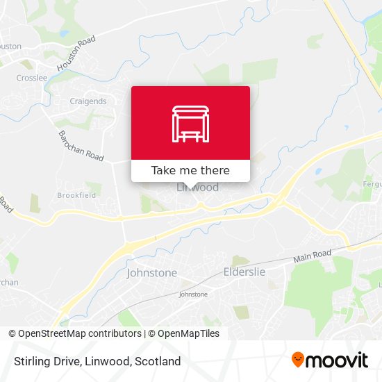 Stirling Drive, Linwood map