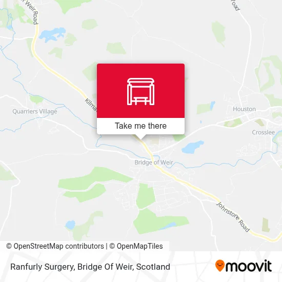 Ranfurly Surgery, Bridge Of Weir map