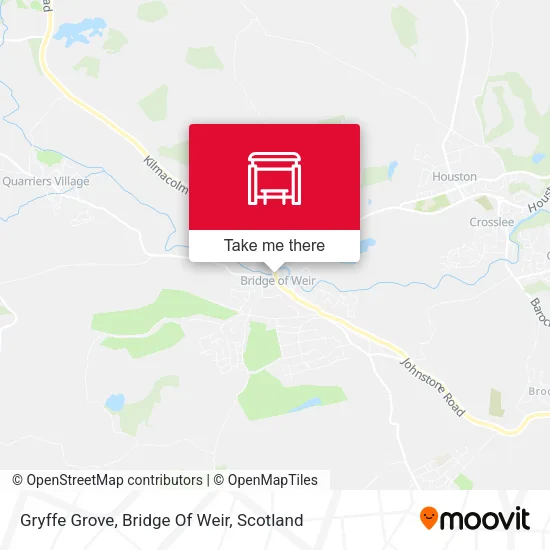 Gryffe Grove, Bridge Of Weir map