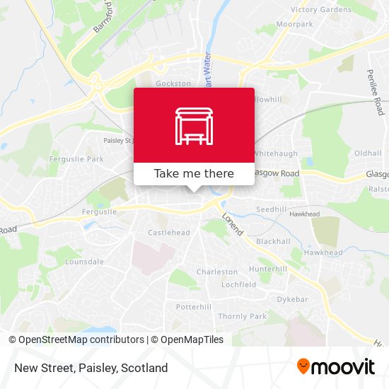 New Street, Paisley map