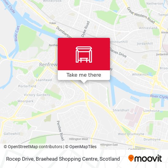 Rocep Drive, Braehead Shopping Centre map