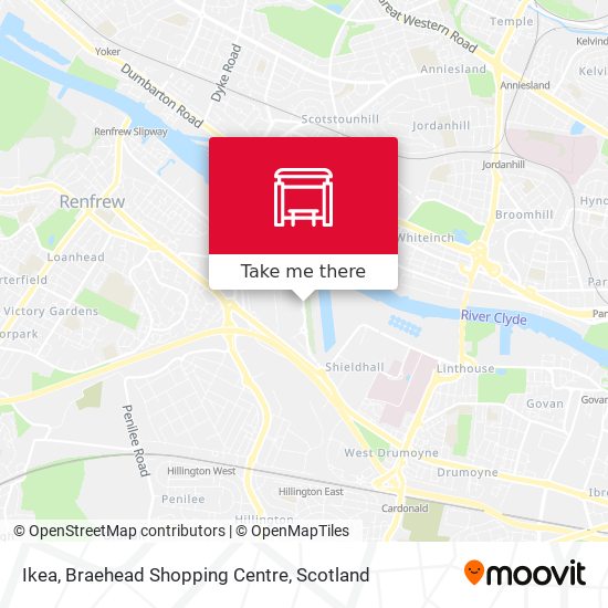 Ikea, Braehead Shopping Centre map