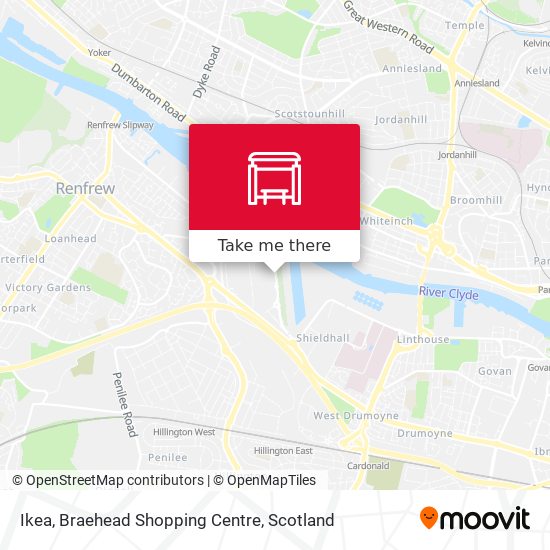 Ikea, Braehead Shopping Centre map