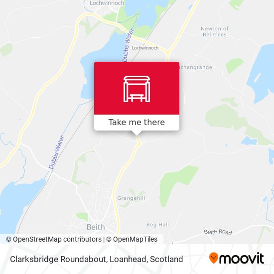Clarksbridge Roundabout, Loanhead map