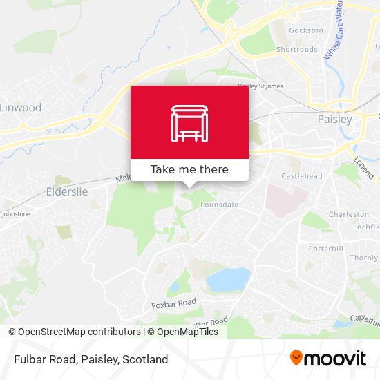 Fulbar Road, Paisley map
