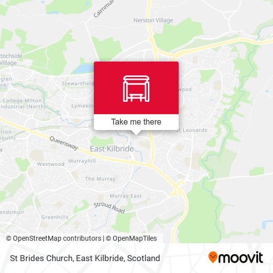 St Brides Church, East Kilbride map