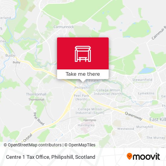 Centre 1 Tax Office, Philipshill map
