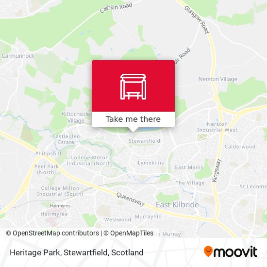 Heritage Park, Stewartfield map