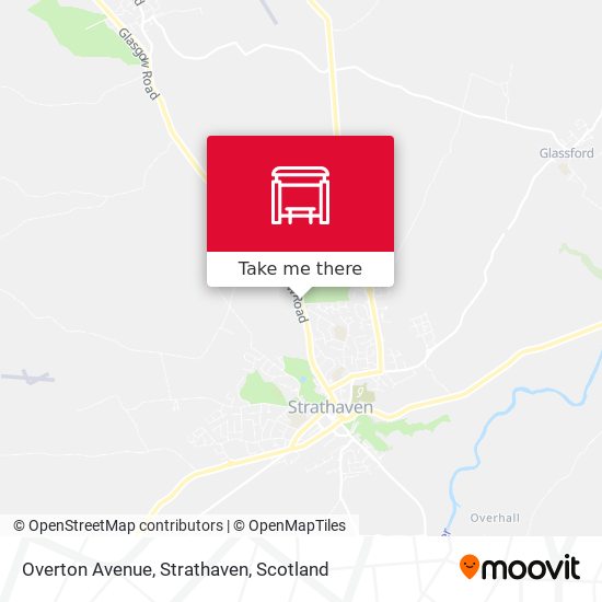 Overton Avenue, Strathaven map