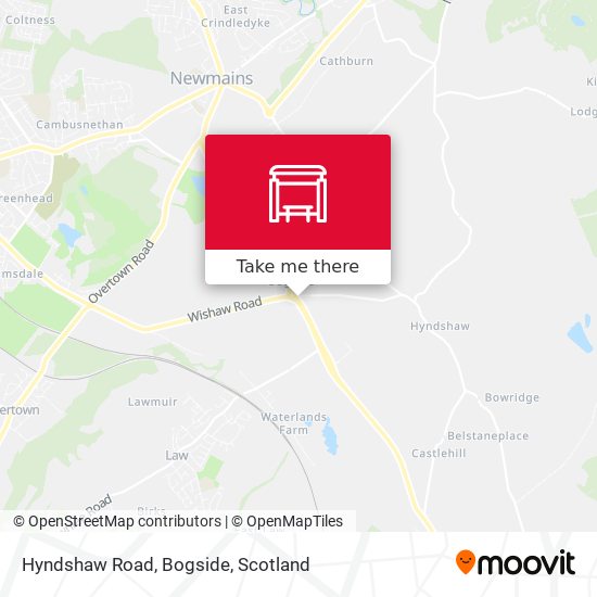 Hyndshaw Road, Bogside map