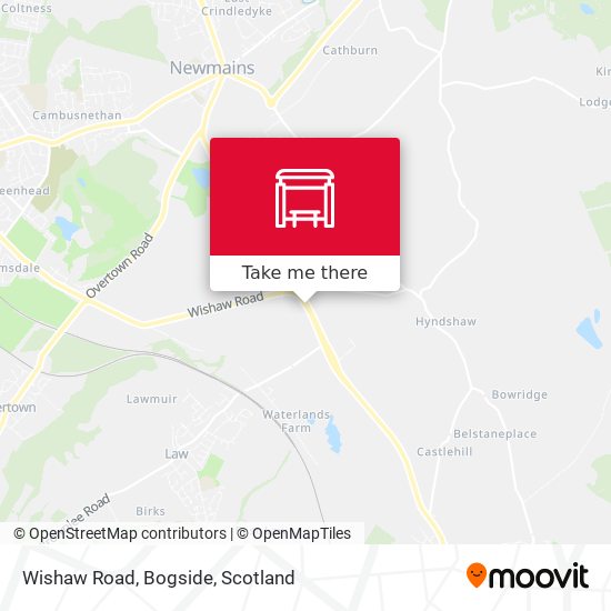 Wishaw Road, Bogside map