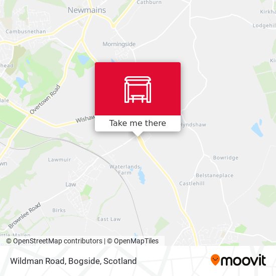 Wildman Road, Bogside map