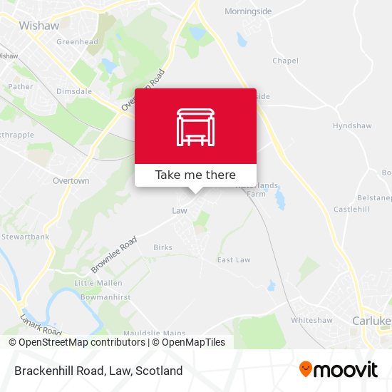 Brackenhill Road, Law map