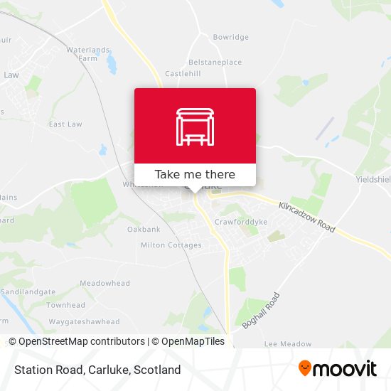 Station Road, Carluke map