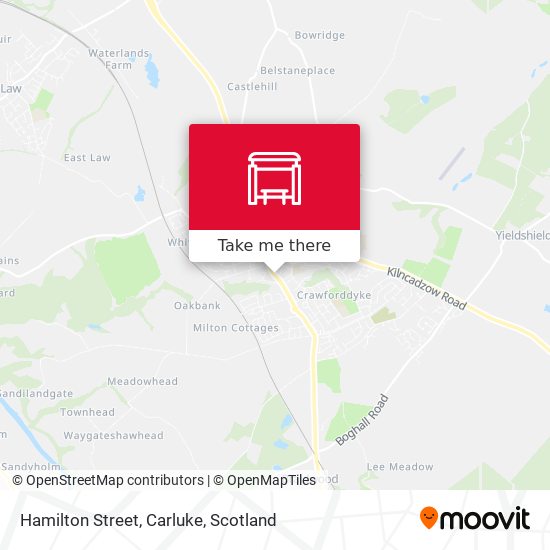 Hamilton Street, Carluke map