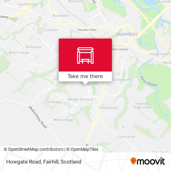Howgate Road, Fairhill map