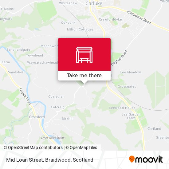 Mid Loan Street, Braidwood map