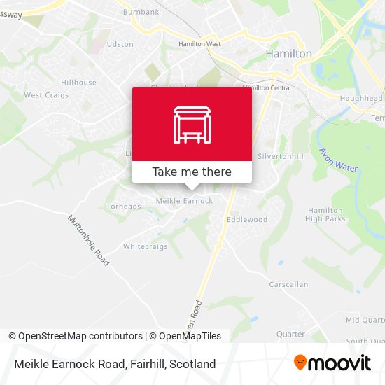 Meikle Earnock Road, Fairhill map
