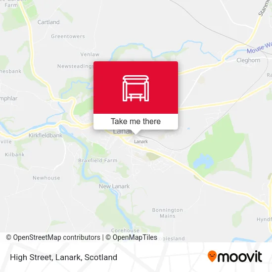 High Street, Lanark map