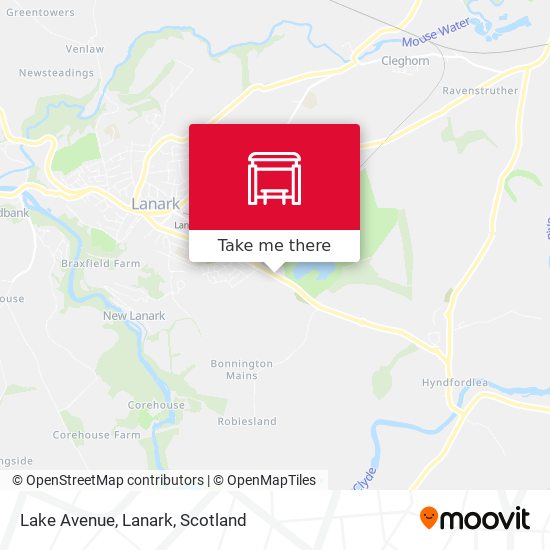 Lake Avenue, Lanark map