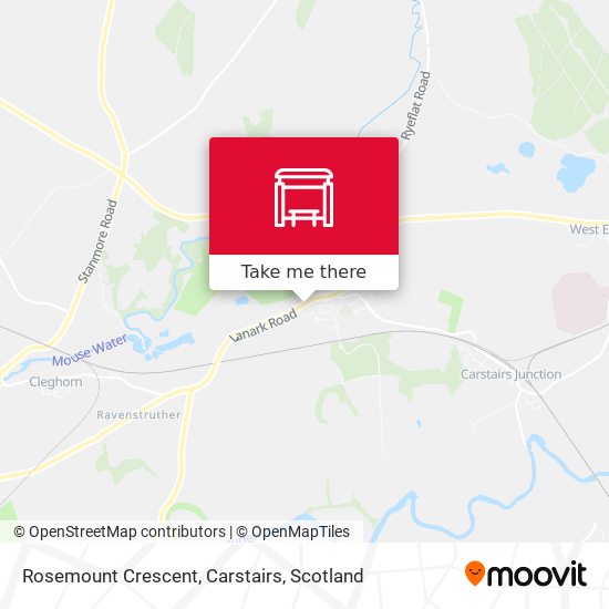 Rosemount Crescent, Carstairs map