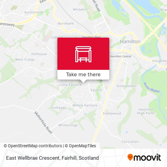 East Wellbrae Crescent, Fairhill map
