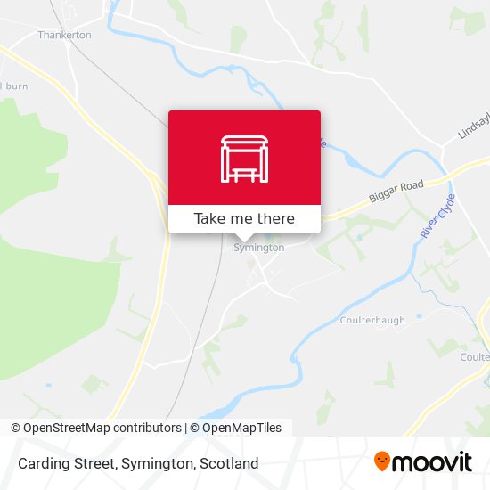 Carding Street, Symington map