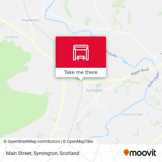 Main Street, Symington map