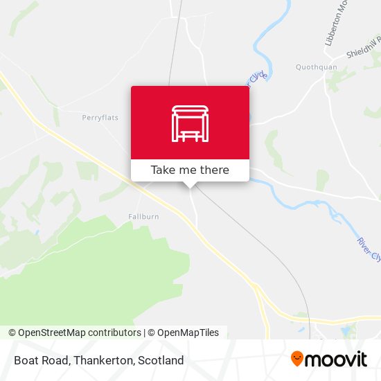 Boat Road, Thankerton map