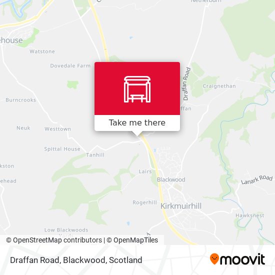 Draffan Road, Blackwood map