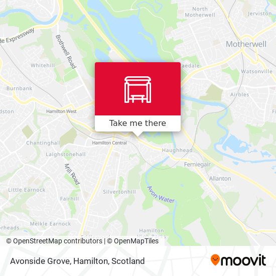 Avonside Grove, Hamilton map