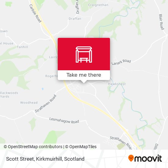 Scott Street, Kirkmuirhill map