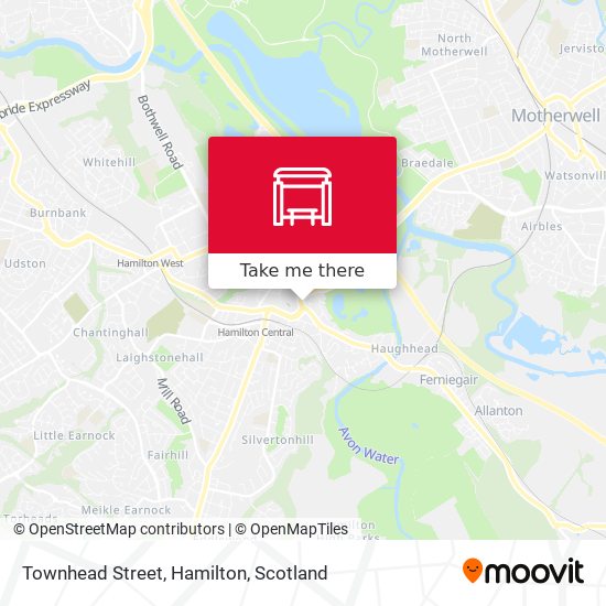 Townhead Street, Hamilton map