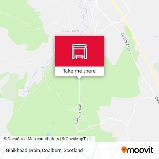 Glaikhead Drain, Coalburn map