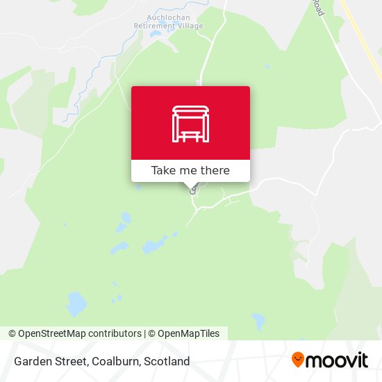 Garden Street, Coalburn map